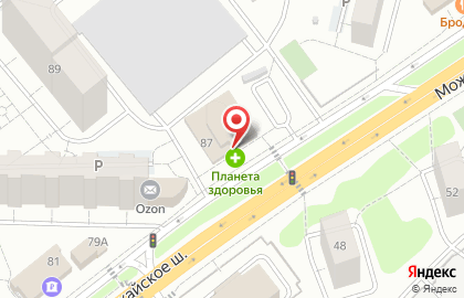 Магазин овощей и фруктов в Москве на карте