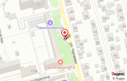 Киоск быстрого питания Русский аппетит на улице Чапаева, 112 на карте