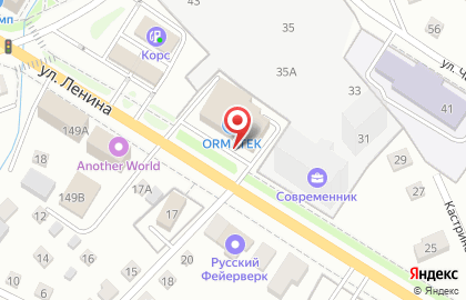 Фирменный салон мебели Lazurit на улице Ленина на карте