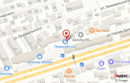 Перекресток в Кировском районе на карте
