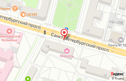 ЗАО МАКС-М на Санкт-Петербургском проспекте на карте