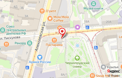 Магазин продуктов Олимп в Нижегородском районе на карте