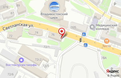 Магазин Чай да Травы на Светланской улице на карте