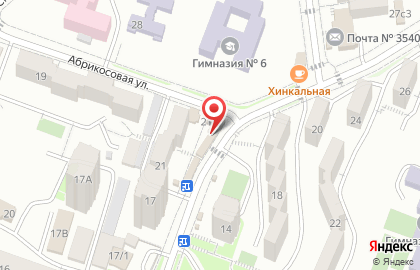 Кондитерский магазин Сластена на Абрикосовой улице на карте