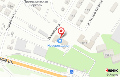 ОАО Новоросцемент на карте