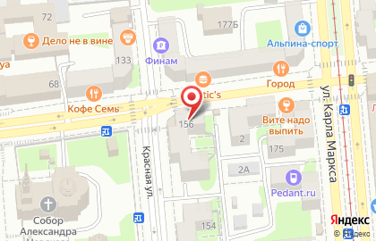 Канцелярский магазин Фаворит на Красной улице на карте