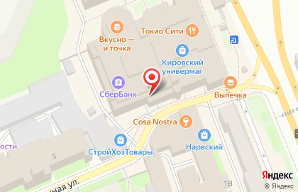 Зоомагазин ЗооОптТорг.рф на проспекте Стачек на карте