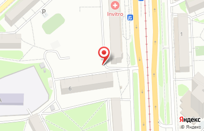 Мастерская по ремонту обуви Сапожок на улице Александра Матросова на карте
