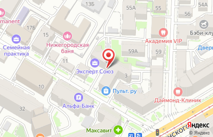 Торговая компания Реал-Инвест в Нижегородском районе на карте