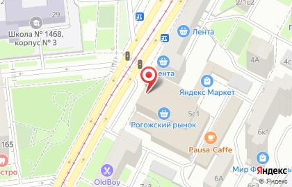 Банкомат МИнБанк на улице Рогожский Вал на карте