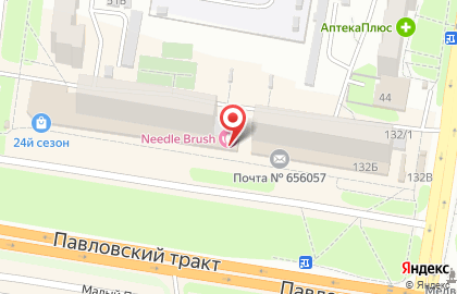 Ателье в Барнауле на карте