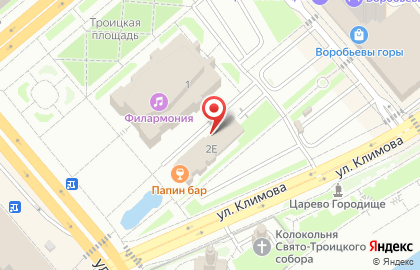 Служба доставки еды Авокадо на Троицкой площади на карте