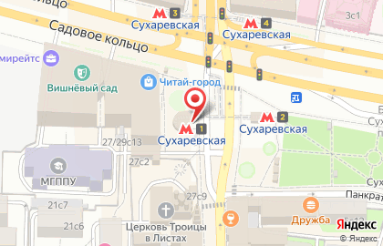 Киоск печатной продукции АМО-Пресс в Мещанском районе на карте