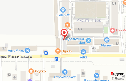 Продовольственный магазин Агрокомплекс Выселковский на Командорской улице на карте