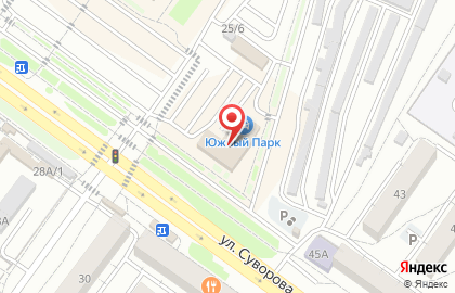 Автомойка Южный Парк на карте