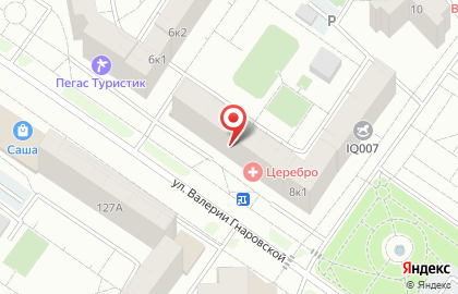 ТюменьМаркет на улице Валерии Гнаровской на карте