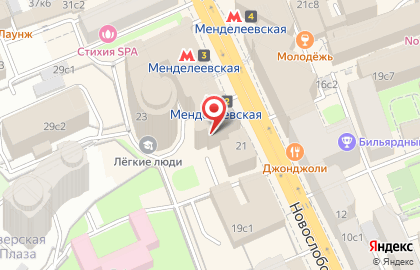 Асмед на Новослободской улице на карте