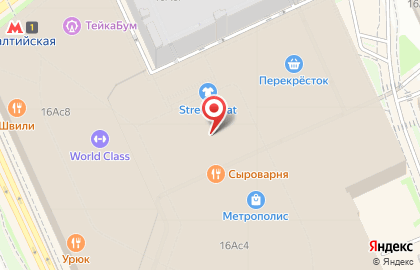 Nike на Ленинградском шоссе на карте