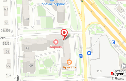 Продуктовый магазин в Красноярске на карте
