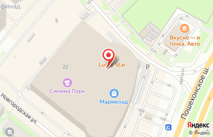 Салон мебели Мега на карте