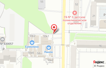 Киоск по ремонту обуви и изготовлению ключей в Советском районе на карте