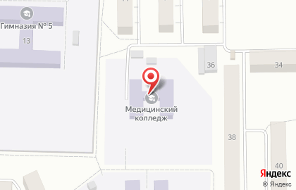 Стерлитамакский медицинский колледж на улице Комарова на карте