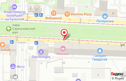 Легенда на Тульской на карте