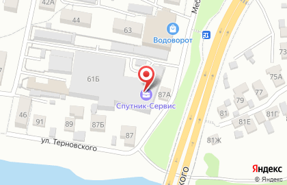 Автомойка Блеск в Первомайском районе на карте