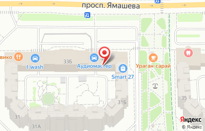 Лизинговая компания Уралпромлизинг на проспекте Ямашева на карте