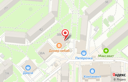 Магазин посуды и хозяйственных товаров в Пролетарском районе на карте