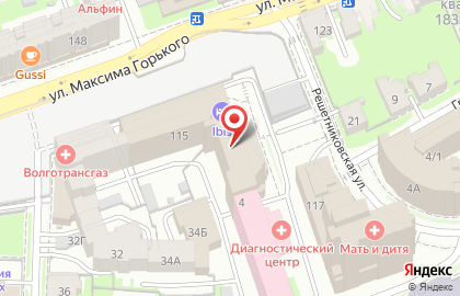Нижегородский филиал Банкомат, Банк ВТБ 24 на Решетниковской улице на карте