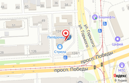 Магазин мебели Центромебель в Калининском районе на карте