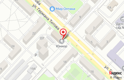 Образовательный центр Юниор в Краснооктябрьском районе на карте