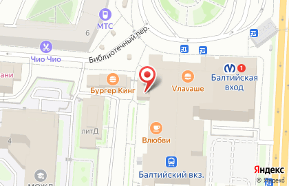 Банкомат ВТБ на набережной Обводного канала на карте