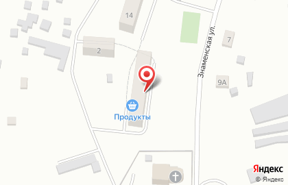 Продуктовый магазин на ул. Лобаново с, 15 на карте