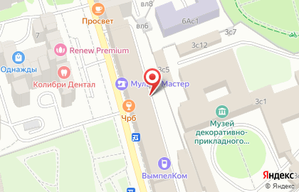 Банкомат Райффайзенбанк на метро Новослободская на карте