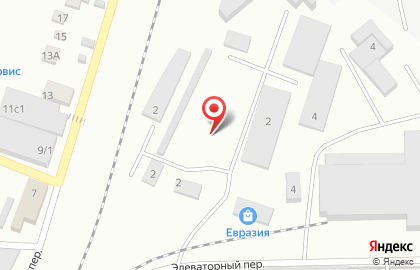 Торговая компания Комплектсервис в Элеваторном переулке на карте