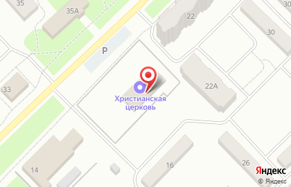 Пыть-Яхская церковь христиан Веры Евангельской на карте