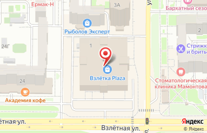 Ателье Красный бархат в Советском районе на карте