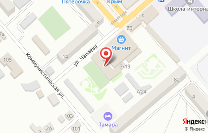 Салон связи Связной на улице Чапаева на карте