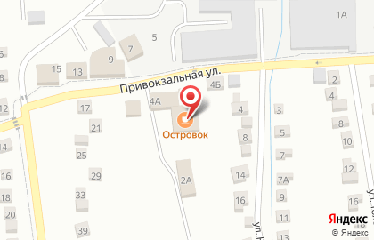 Ресторан Калинка на Привокзальной улице на карте