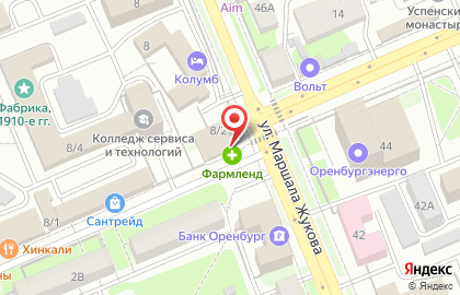 Городской ломбард №1 в Центральном районе на карте