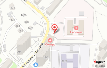 Служба доставки Суши от Зебруши на улице Кошурникова на карте