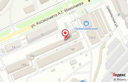 Магазин овощей и фруктов в Чебоксарах на карте