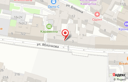 Магазин фурнитуры и тканей на карте