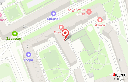 Детский сад №36 на метро Нарвская на карте