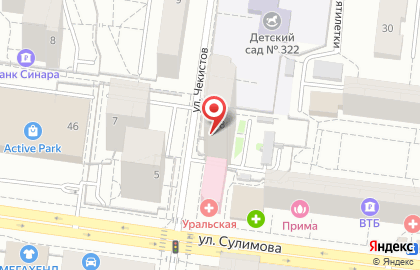 Новостройки, ЗАО Уралстройинвест на улице Чекистов на карте