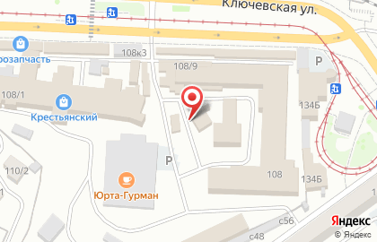 Садоводческий магазин Урожай в Октябрьском районе на карте
