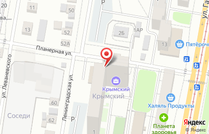 Студия красоты Малика на Планерной улице на карте