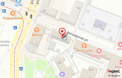 Центр по изготовлению печатей и штампов Печати5 на Ноградской улице на карте